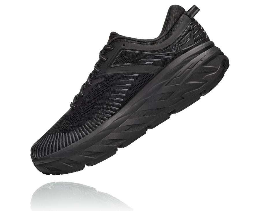 Tenis Hoka One One Masculino Pretas - Bondi 7 - 921-ZGCHTF